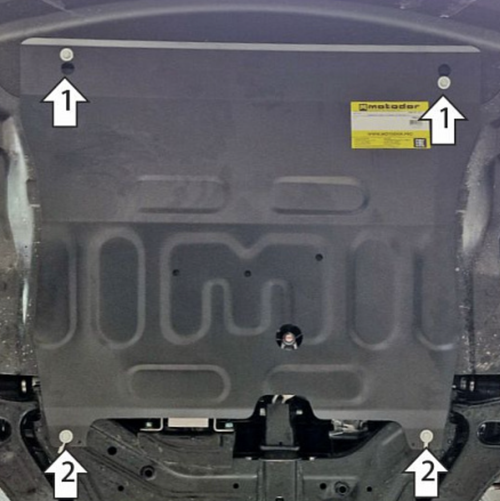 Защита двигателя для Jetour X50 Motodor.79015