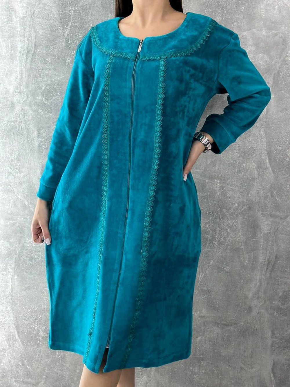 [m]Халат на молнии ХВ0001