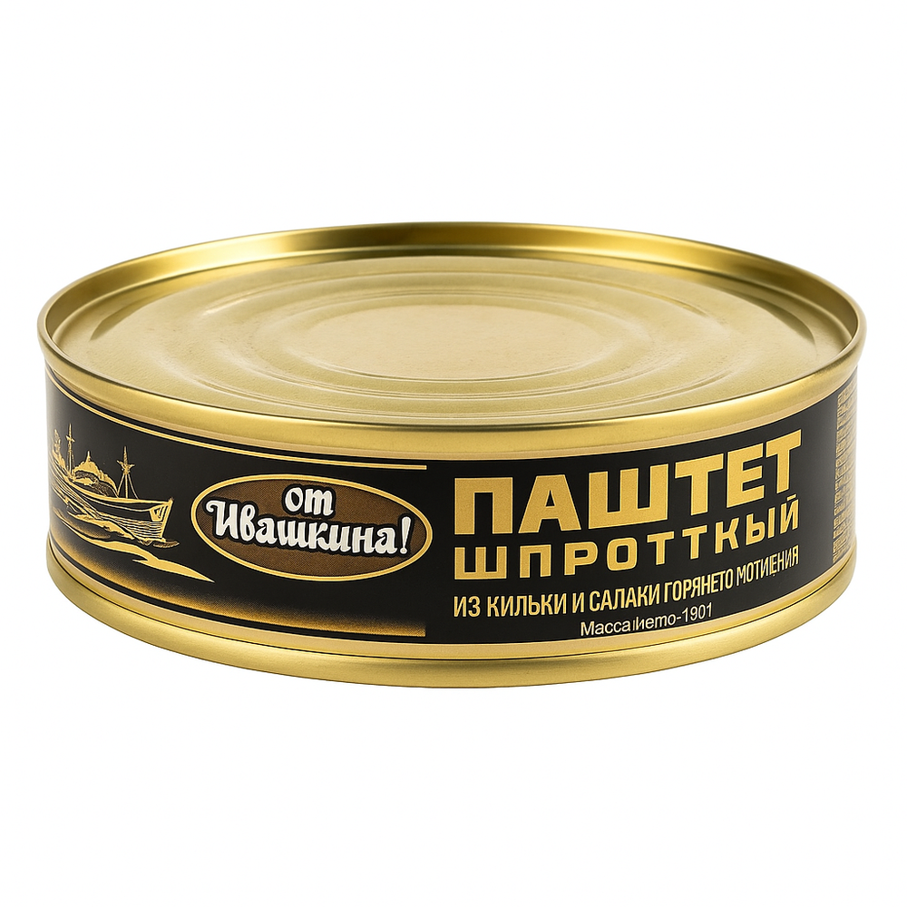 Паштет шпротный От Иваныча160 гр