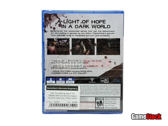 PS4 The Walking Dead: The Telltale Definitive Series (Новый, Русские субтитры, CUSA-16506)