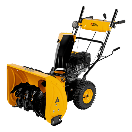 SBM 610 Бензиновая снегоуборочная машина, 212 cc, ручной старт, фара//Denzel