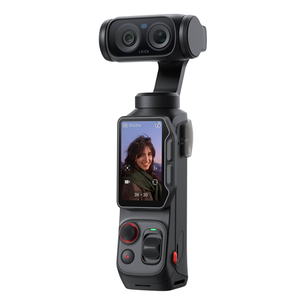 Камера с 3-осевым подвесом Insta360 Luna Ultra Cosmic Black Standard Bundle