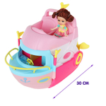 Игровой набор "Корабль-каюта CJ8307", с мебелью, пластик, от 3 лет