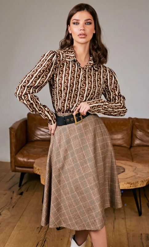 Рубашка цепи из вискозы