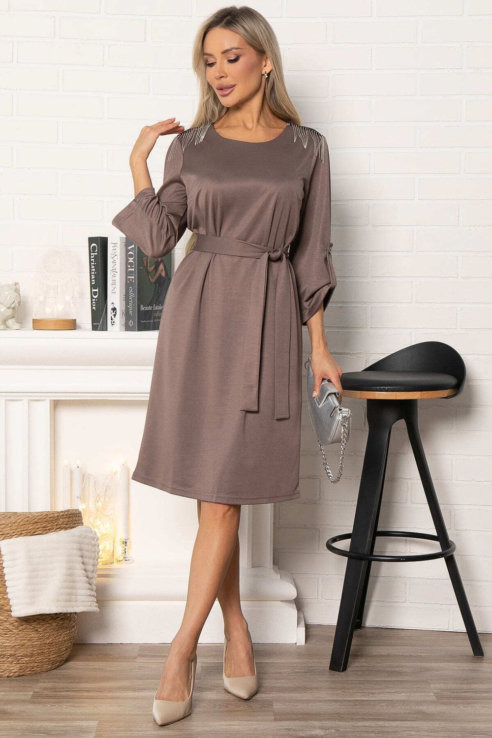 Платье Лайма (кофе) П14923-4М LT Collection