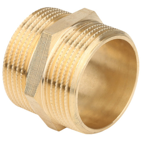 Ниппель Gappo НР-НР латунный 2"