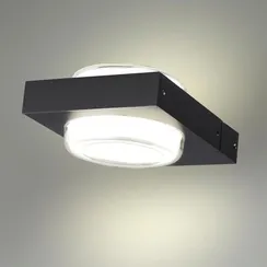 6654/6WL NATURE ODL24 623 черный/металл Уличный настенный светильник IP54 LED 6W 4000K AC85-265V VART