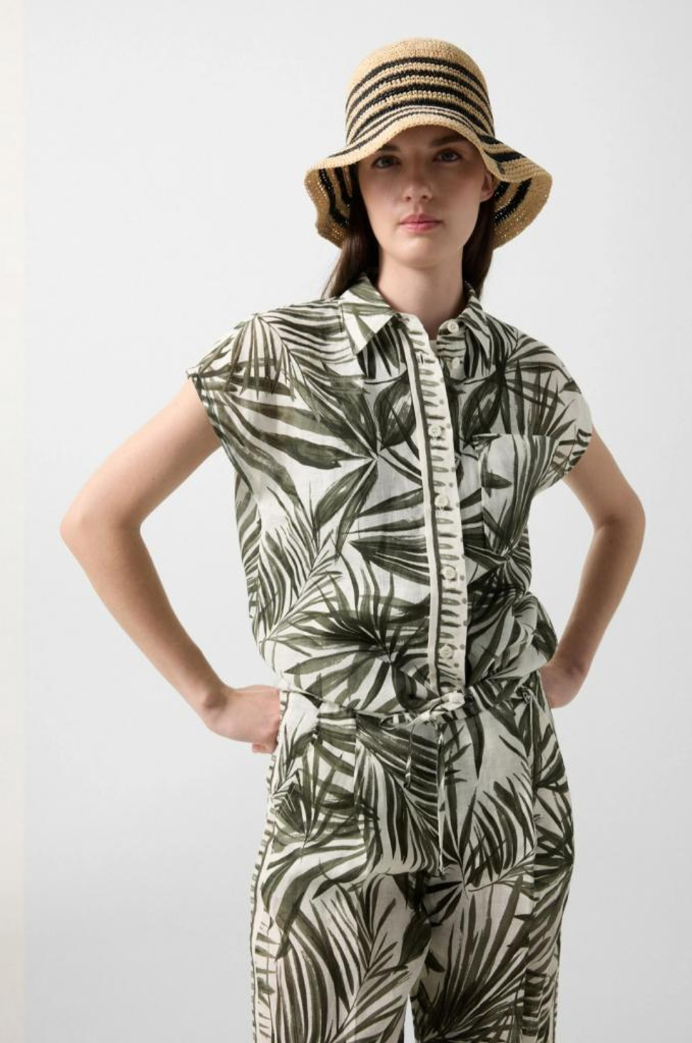 Блузка BOGNER CHARLET в зеленом цвете