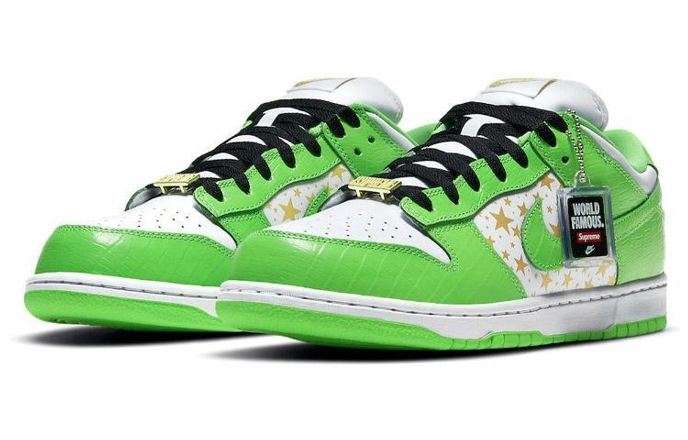Кроссовки Supreme X Nike Dunk Sb "Mean Green"