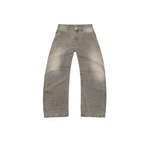 Джинсы Nothomme Monterest Limited Edition Vintage Washed Distressed Curved Blade Jeans "Washed Khaki Grey"