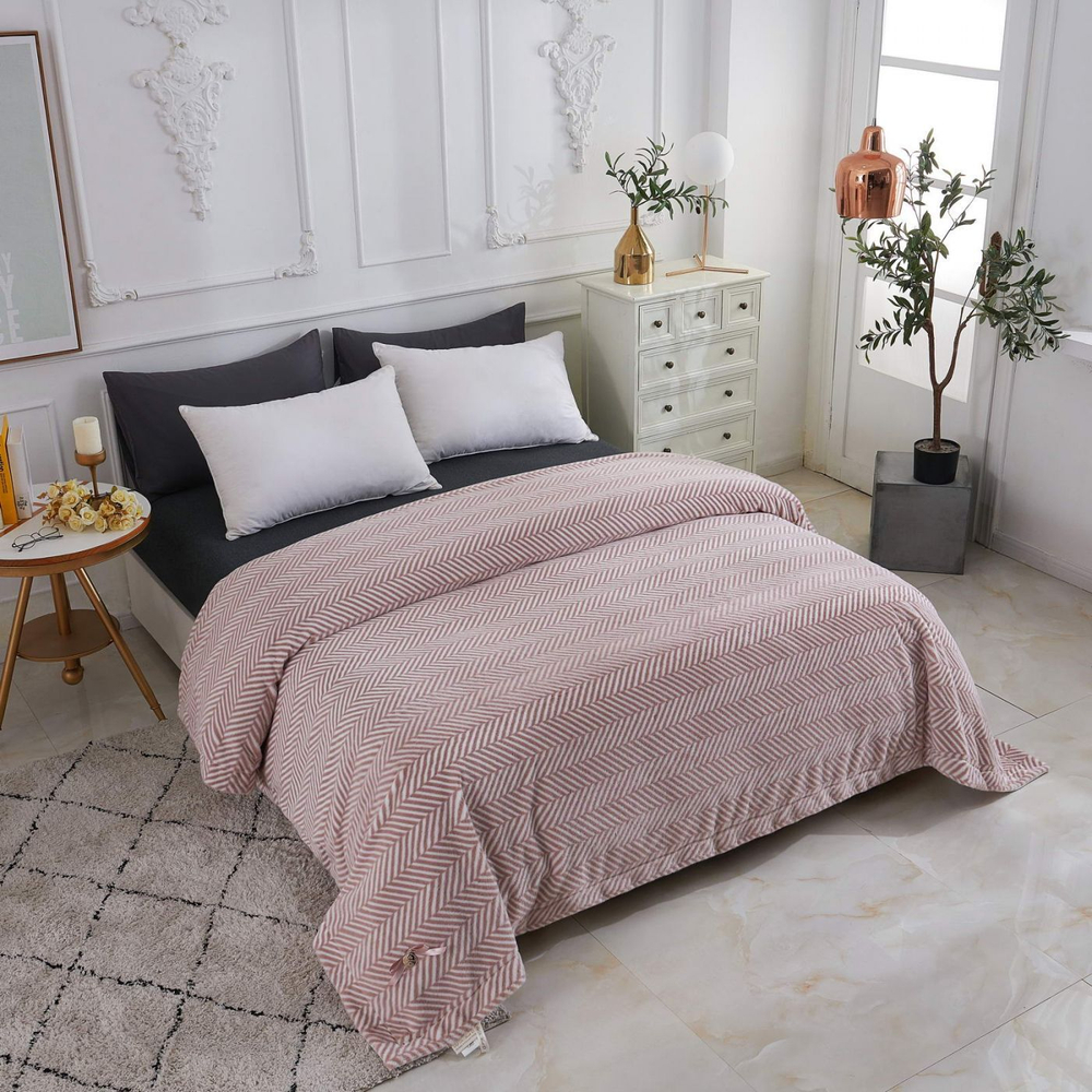 Плед 220х240 Sofi De MarkO Флоренс розовый