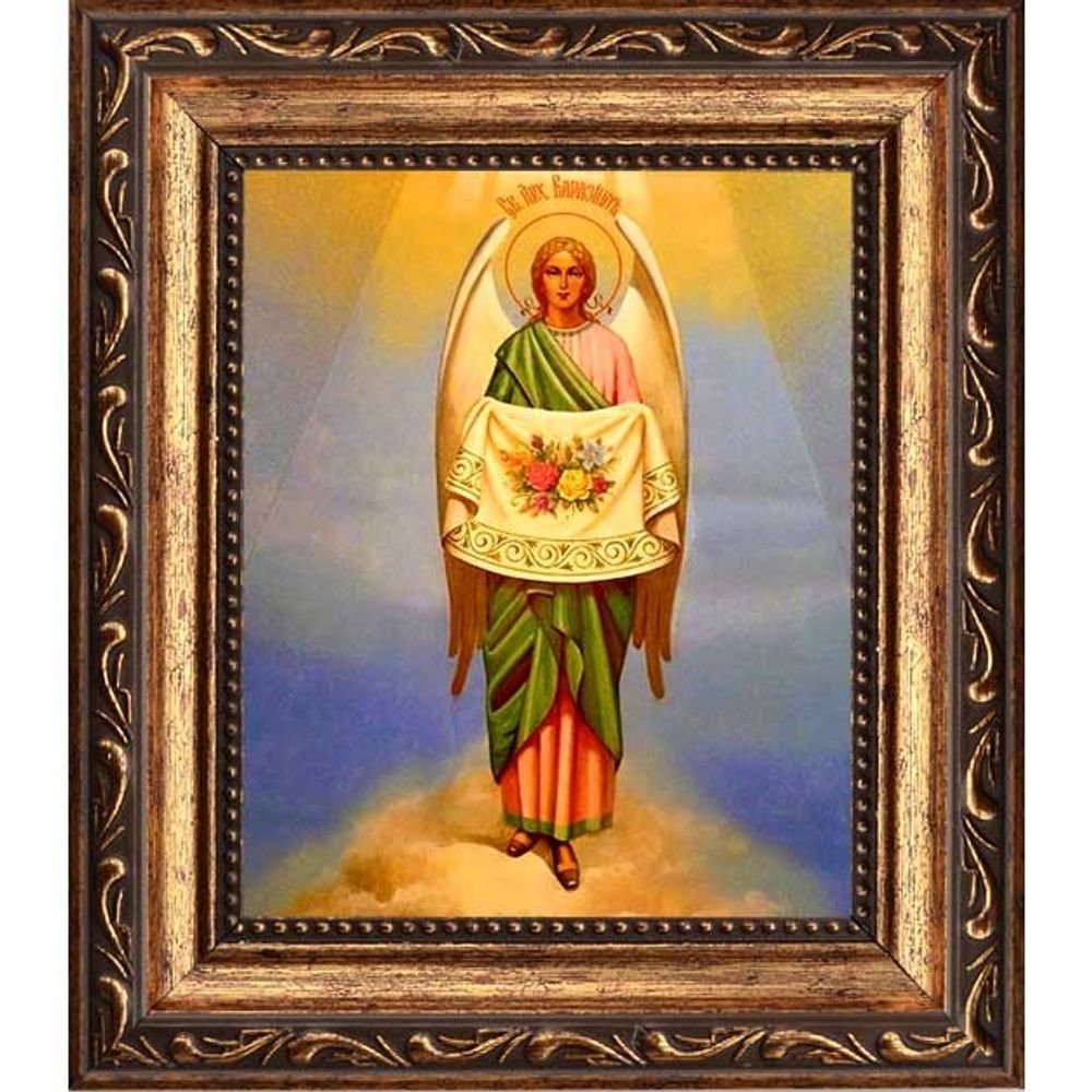 Архангел Вара­хи­ил. Икона на холсте.