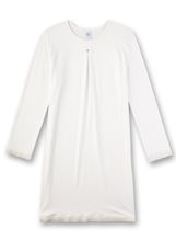 Кремовая ночная сорочка из модала и шелка Sanetta