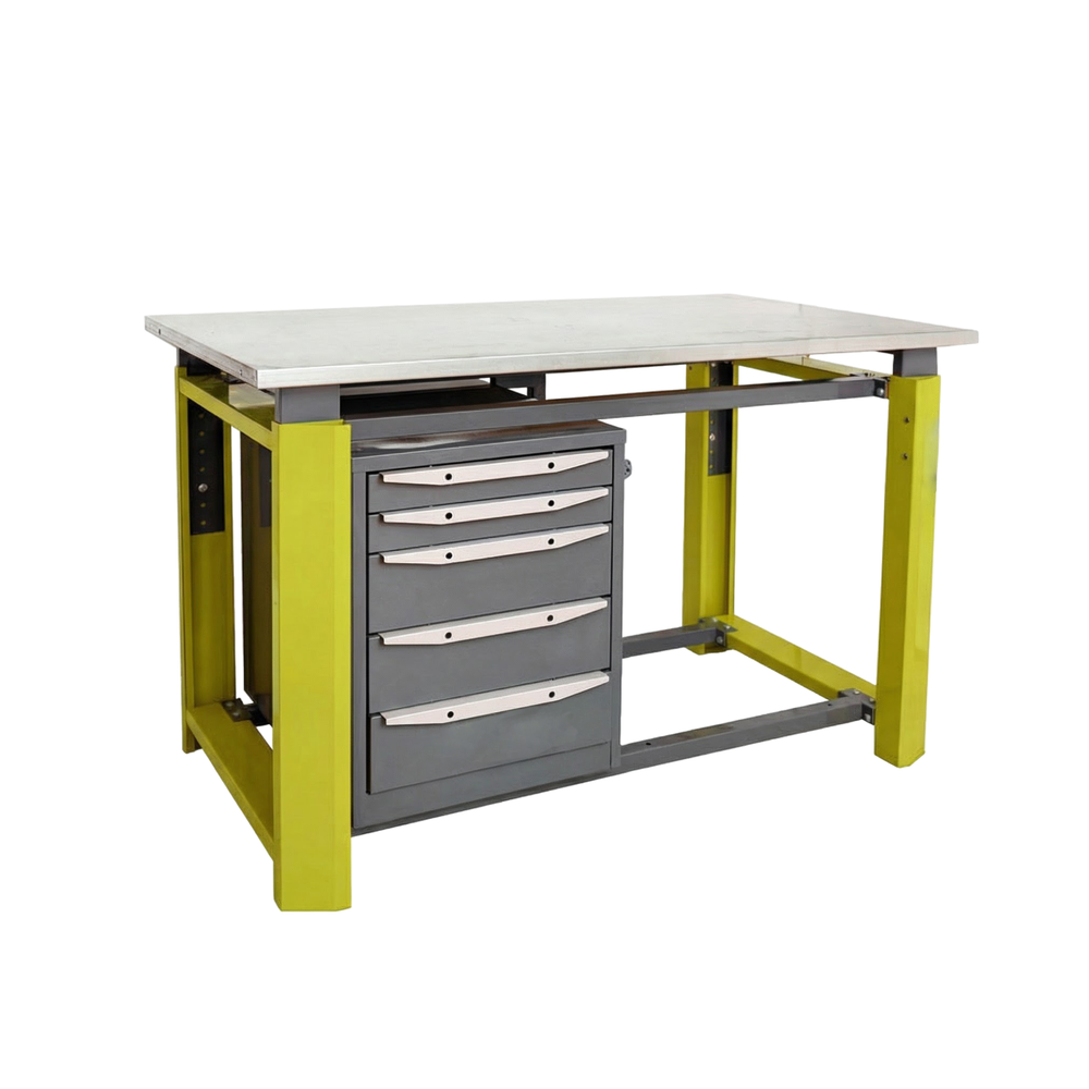 Усиленный верстак с 1 тумбой