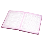 Дневник школьный Alingar 1-11 кл., 48л., 7БЦ, иск. кожа, тиснение, ассорти, "Flower-8"