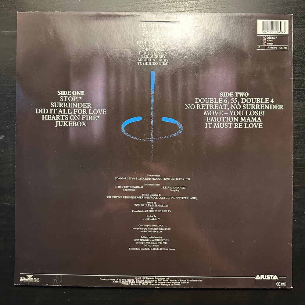 Phenomena II - Dream Runner (Европа 1987г.)