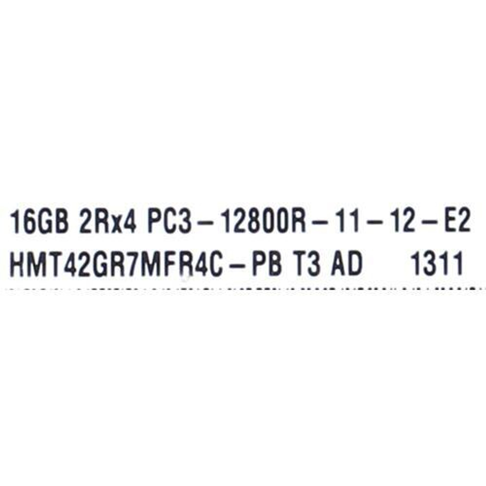 Модуль памяти Original Hynix DDR3 RDIMM 16Gb PC3-12800ECC Registered