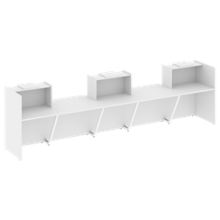 Onix Ресепшн O.R-K-20 Белый Бриллиант 4530*766*1187