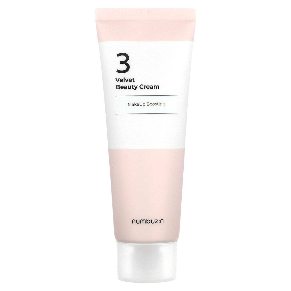 Numbuzin, № 3 Velvet Beauty Cream, крем для усиления макияжа, 60 мл (2,02 жидк. унц.)