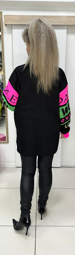 Джинсовый комбинированный жакет-кардиган