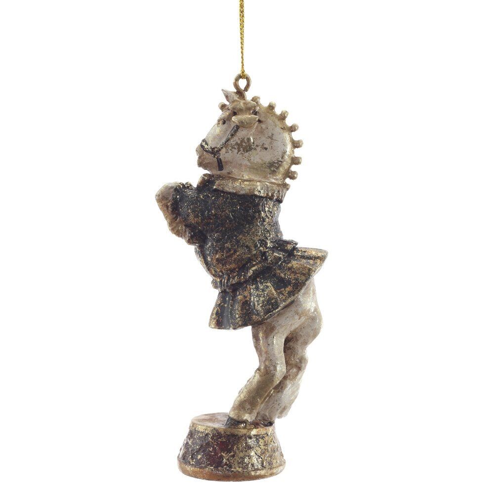 GAEM Фигурка декоративная подвесная"Лошадь", L5,5 W3,5 H13 см