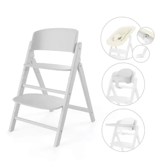 Стульчик Cybex Click & Fold 4-in-1 Set All White