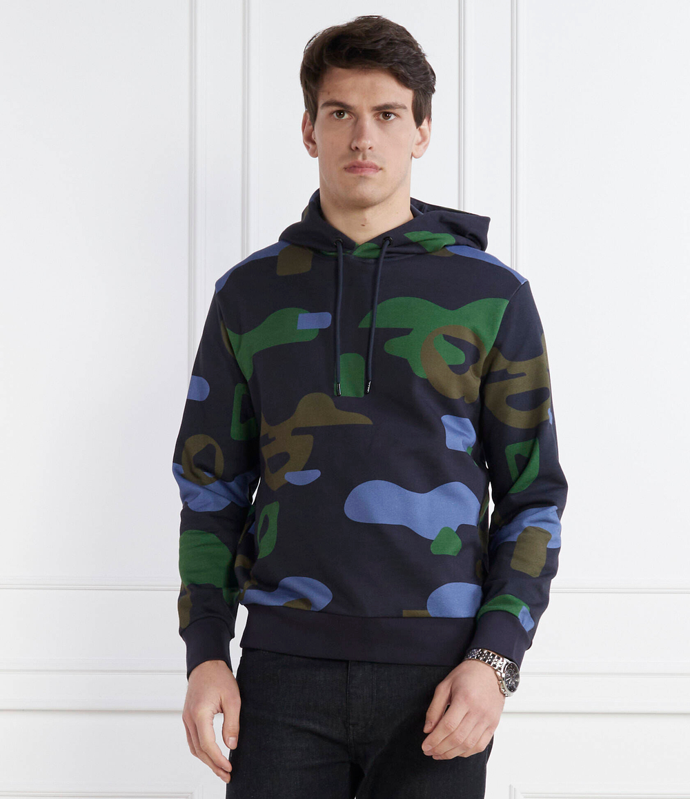 Худи Seeger 150 BOSS BLACK - темно-синий(50510252)