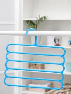 Вешалка для брюк и юбок Доляна, 5 уровней, 31×31 см, цвет МИКС