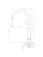 Смеситель Rossinka RS27-23 для кухни