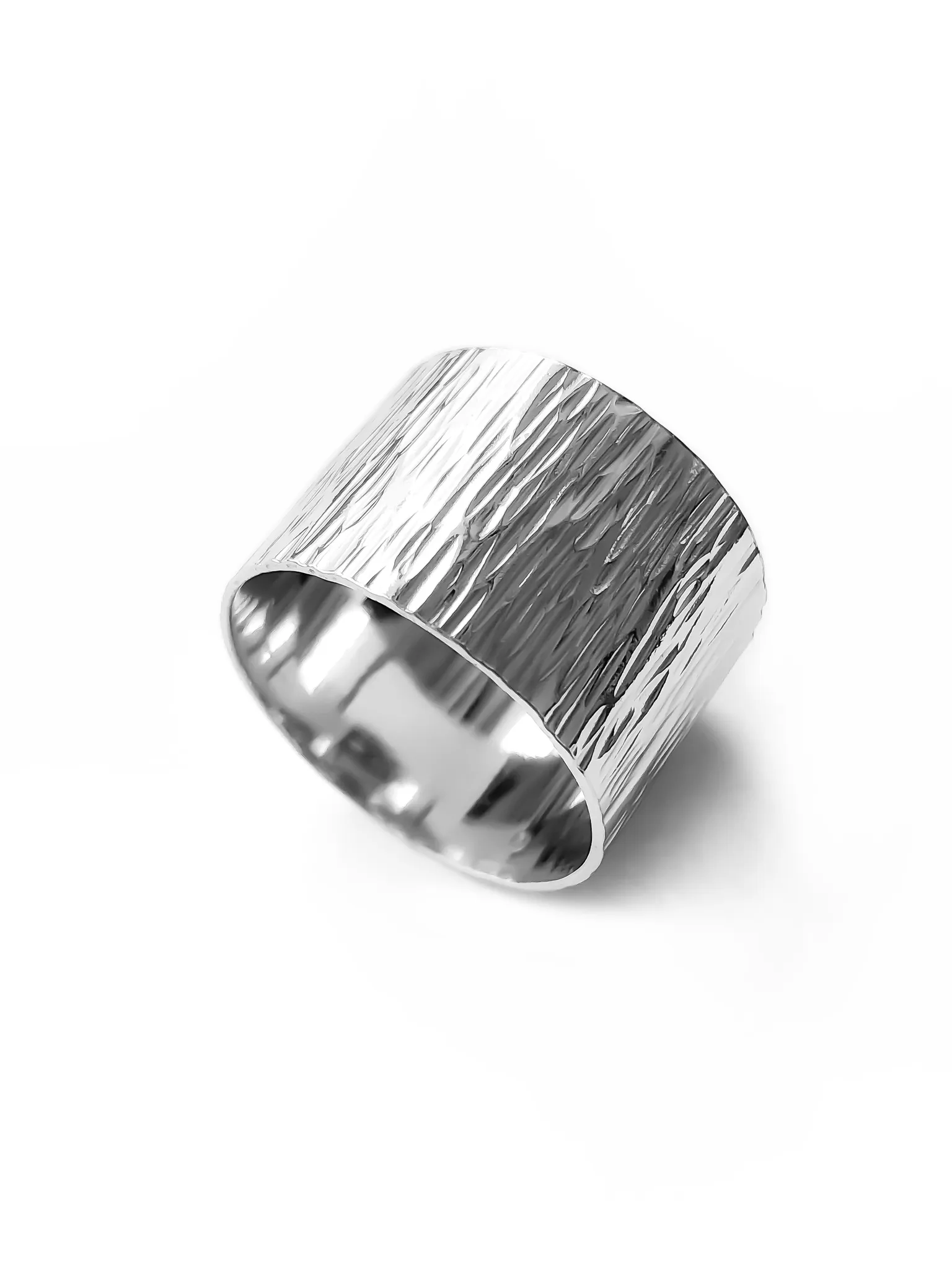 Серебряное кольцо «Движение»