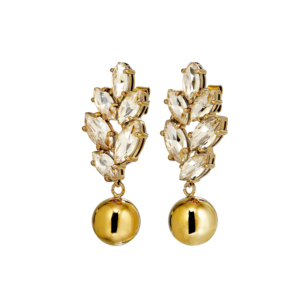 Серьги Dyrberg Kern BALETE SG GOLDEN 470025