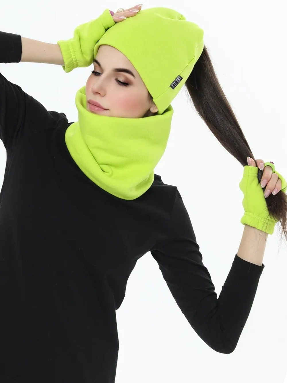 Снуд унисекс из футера с начесом