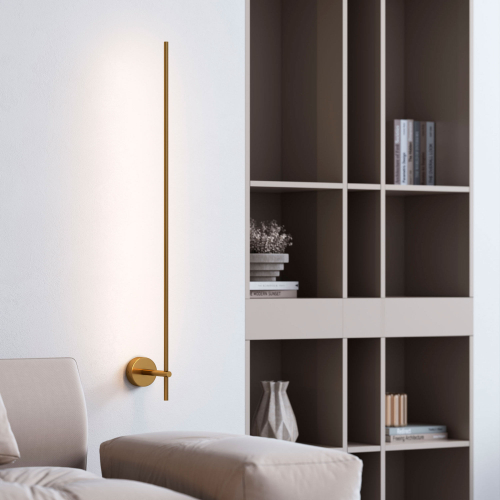 Настенный светодиодный светильник Elektrostandard Fine LED 3000К 40132/LED латунь