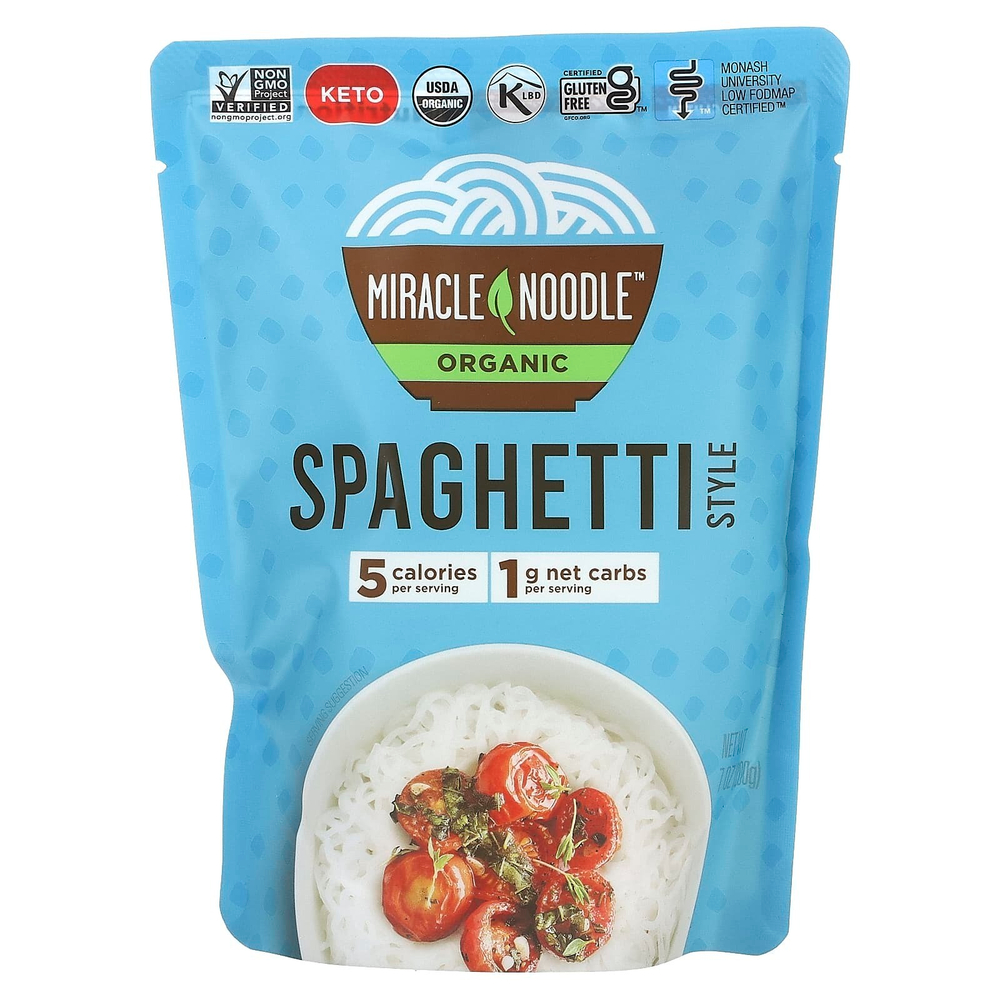 Miracle Noodle, Органические спагетти, 200 г (7 унций)