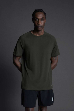 ZARA БАЗОВАЯ СПОРТИВНАЯ ФУТБОЛКА, ЗЕЛЕНЫЙ