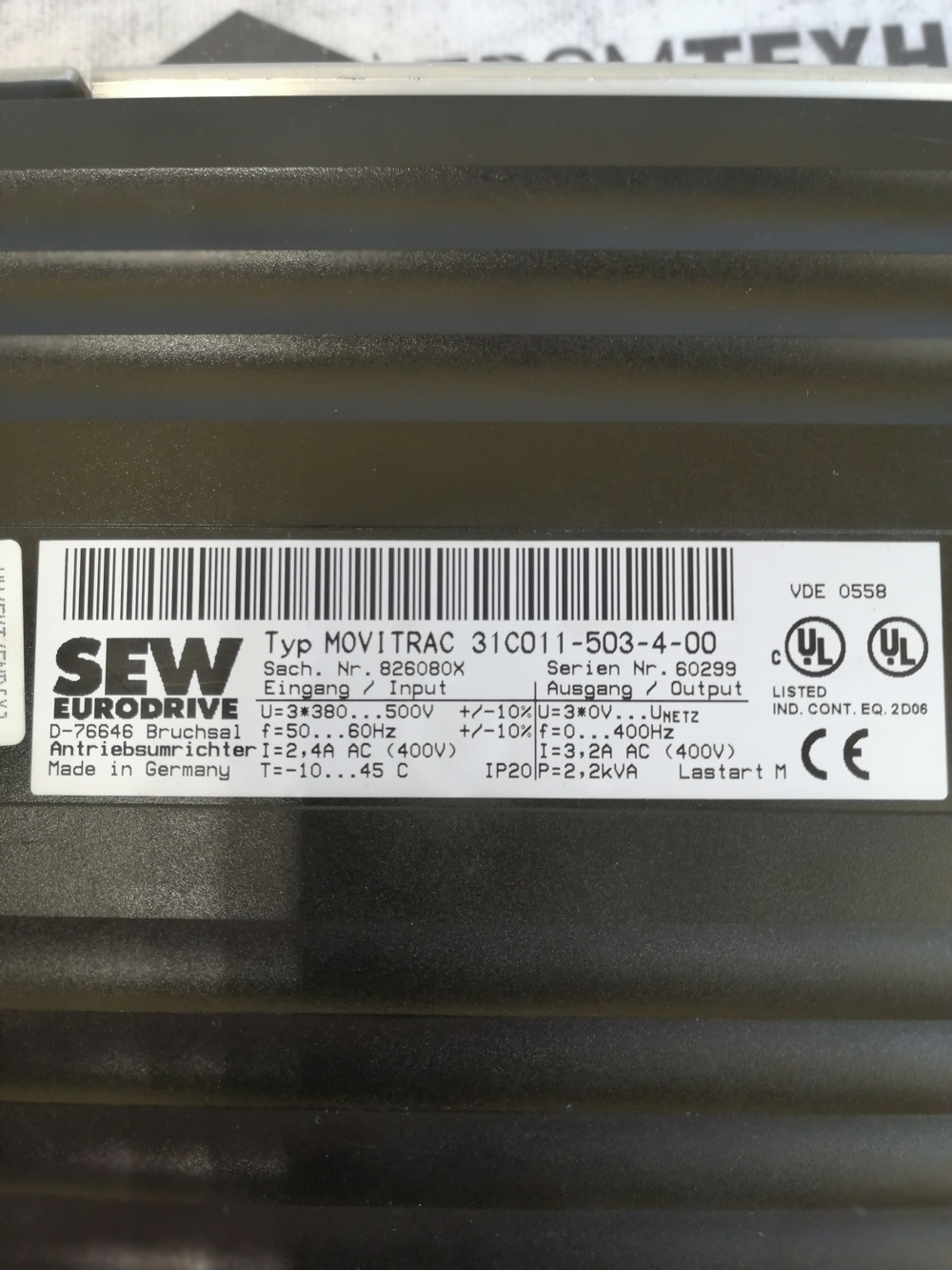 SEW Eurodrive MOVITRAС 31С011-503-4-00 с хранения