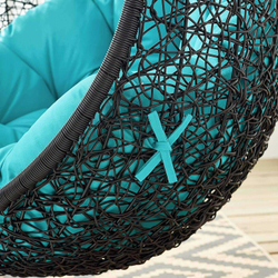 Подвесное кресло-кокон encase wicker