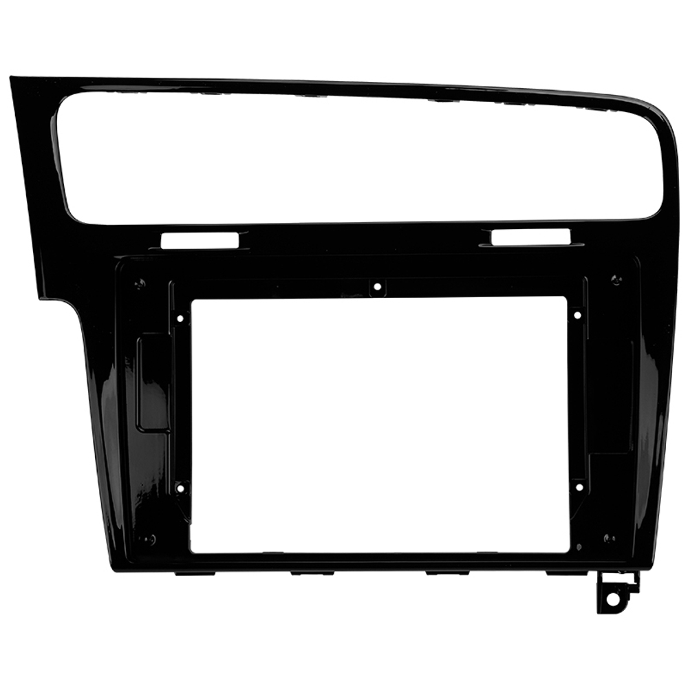 Комплект рамки с разъёмами 10"+can VW Golf 7 2012-2020 - Car-Smart 257B черная