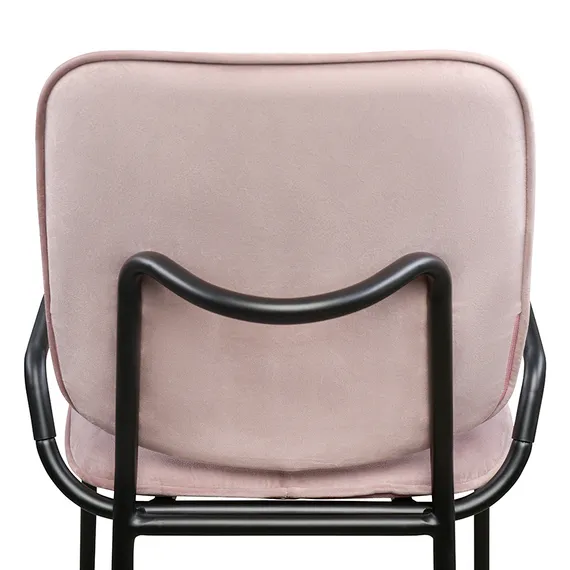 Стул Ror, Double Frame, розовый велюр