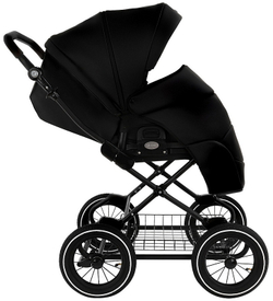 Детская коляска Roan Bass Next Classic Кожа d12 2 в 1 RCL300/1 Black