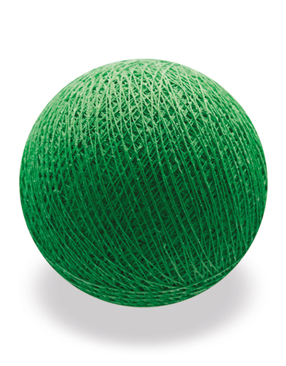 Хлопковый шарик зеленый