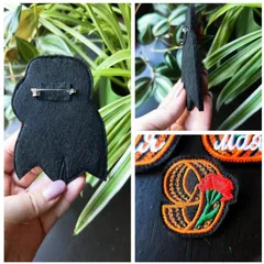 Брошь 9 мая 4,5*4 см малая / шт