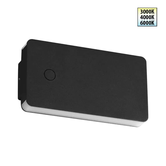 359590 STREET NT25 000 черный Светильник ландшафтный с переключ. цв. температуры IP54 LED 10W 100-240V 3000К\4000К\6000К STRAIT