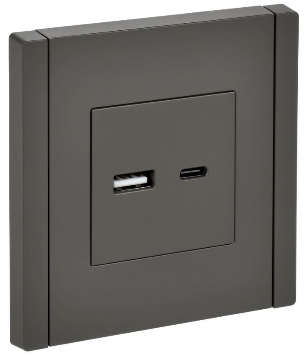 Розетка USB  IEK FP-U22-018-K03