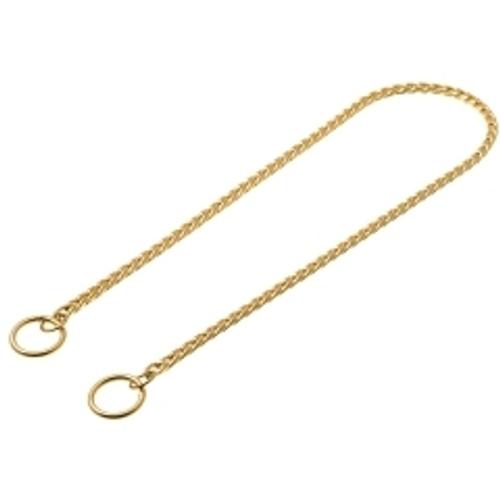 Ринговка "Кобра". Выставочная, покрытая 18-каратным золотом 2мм 75см