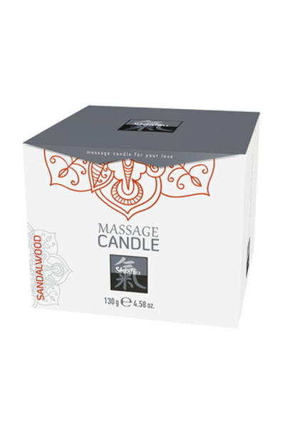 Массажная свеча Shiatsu с ароматом Сандала 130 мл