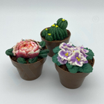 Форма пластиковая цветочный горшок для пирожных