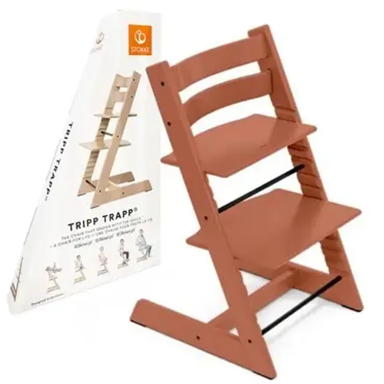 Стульчик для кормления STOKKE Tripp Trapp комплект 4 в 1 (Terracotta)