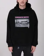 Худи ANTEATER Black Waves Черный