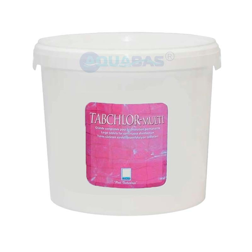 Хлор многофункциональный стабилизированный 15кг Аквамастер TABCHLOR-Multi таблетки 200гр. (0714243)
